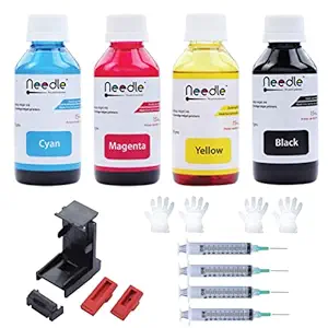 Needle 4x100gms (CMYK combo) Cartridge Inkjet Ink Refill
